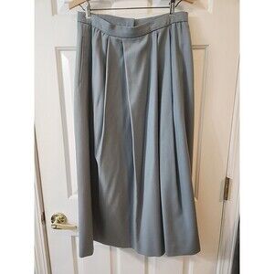 Vintage Fairfield Store Pleated Skirt Size 14 Blue/grey